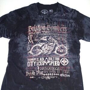 Affliction Brixton Bombers Tee Shirt XL.